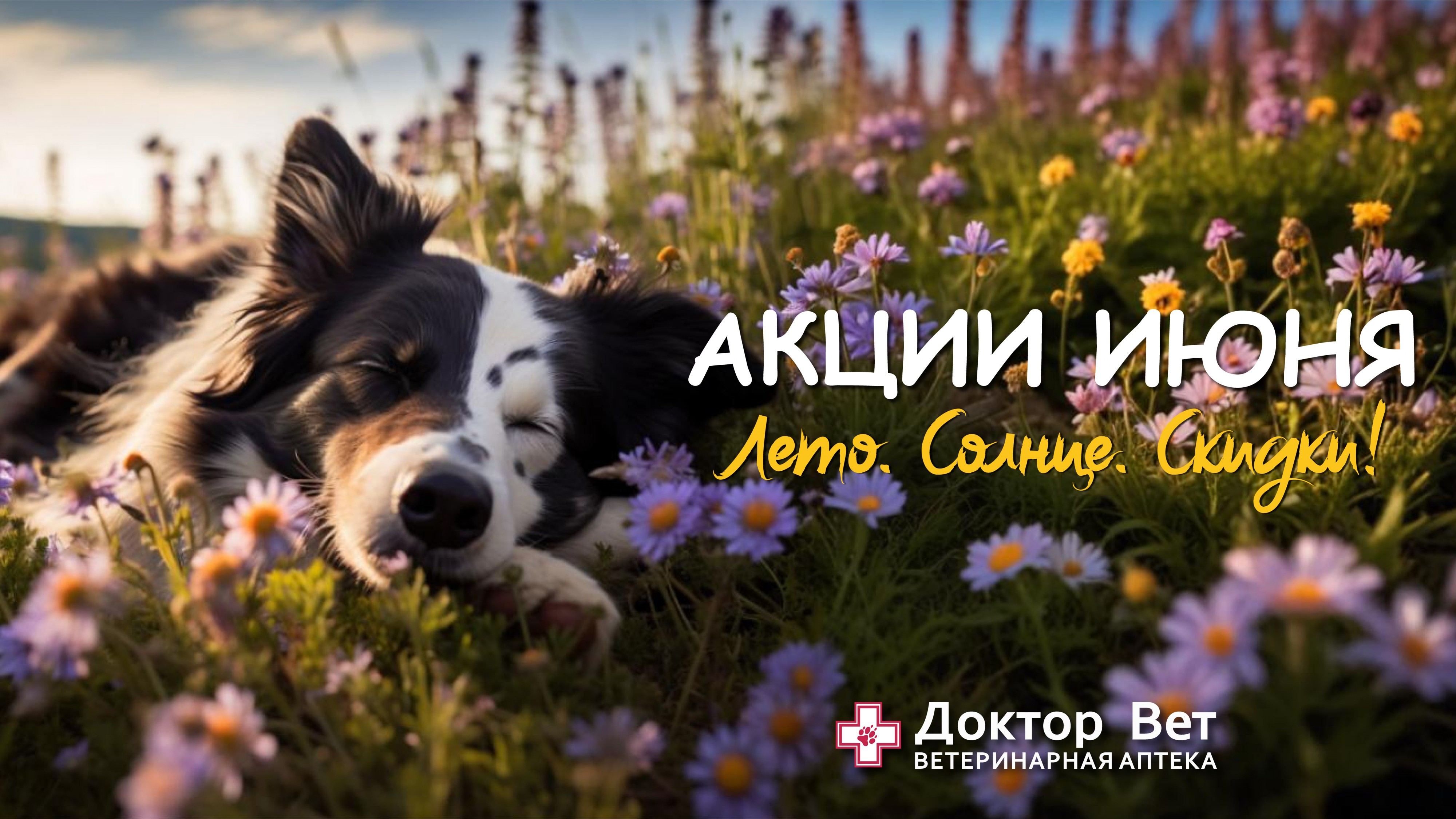 Лето! Солнце! Скидки в «Доктор Вет»!